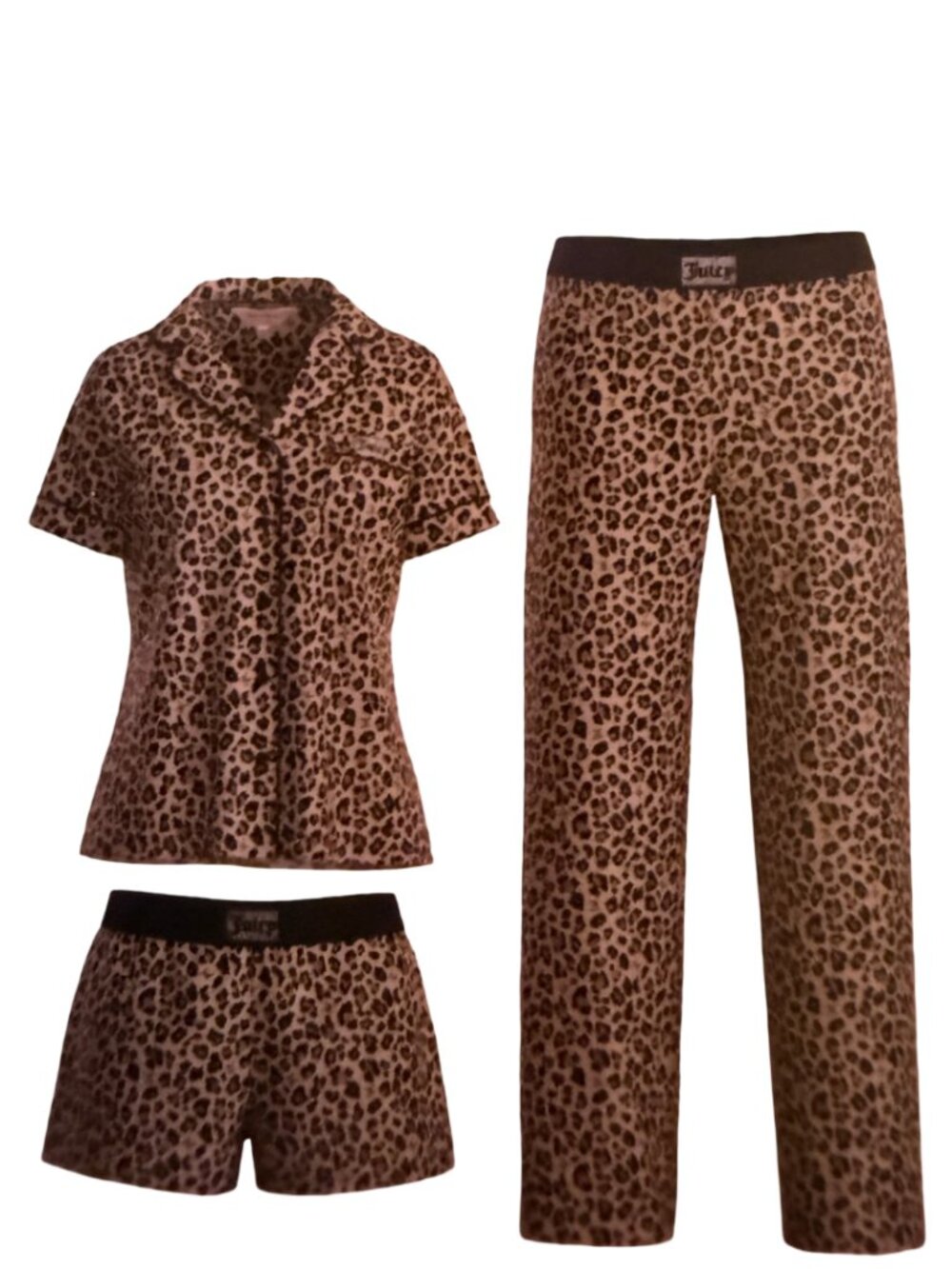 Juicy Couture 3-pc Pajama Set Sleepwear Lounge